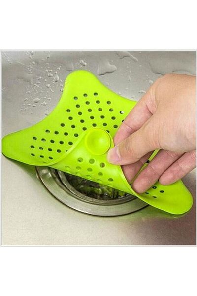 morponi Star Shaped Suction Cup Sink And Tub Spigot Strainer