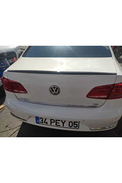 SUNPLEX Spoiler Passat B6-b7-b8 Kasa Uyumlu Anatomik Parlak Siyah Spoiler Ple...