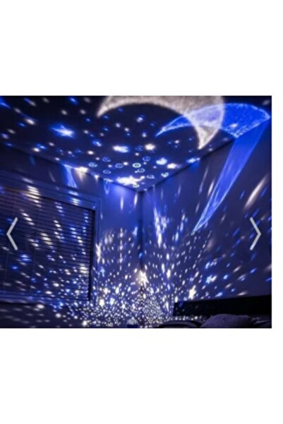 MeZaMe Star Master Renkli Yıldızlı Gökyüzü Projeksiyon Gece Lambası - Siyah