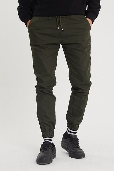 Serseri Jeans Black Leg Elastic Waist Jogger Pants