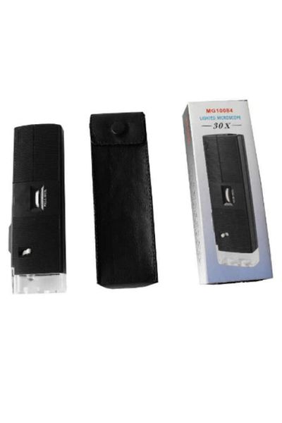 REKO 30x Magnifying Glass Pocket Microscope Loupe Magnifier with Led Light