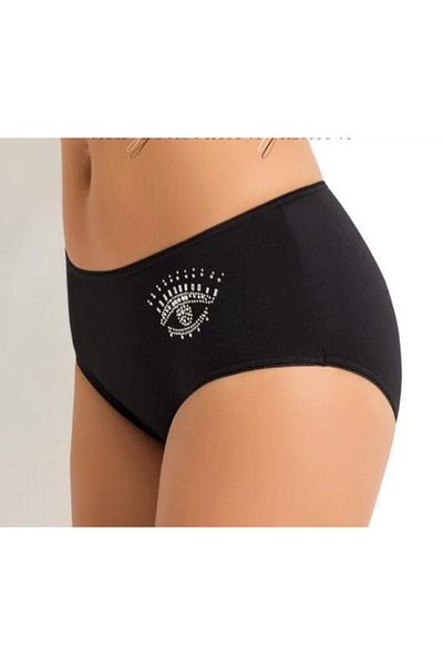 X-Lady Women's Black 1612 2-Piece Panties