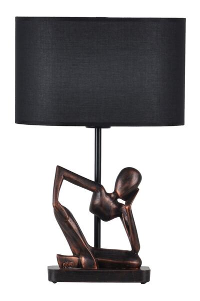 Qdec Modern Design Human Lampshade Copper Black