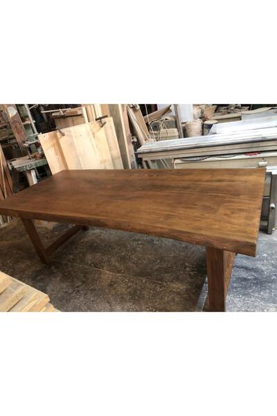 Bintaş Mobilya Ceviz Renk Kütük Masa