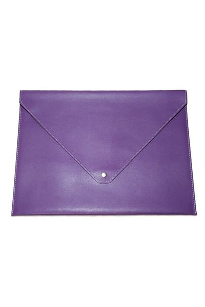 2K RAinbow VegAn A4 Portfolio - 200 Sheet CApAcity, 25.5x33.5 Cm, LeAther Envelope File