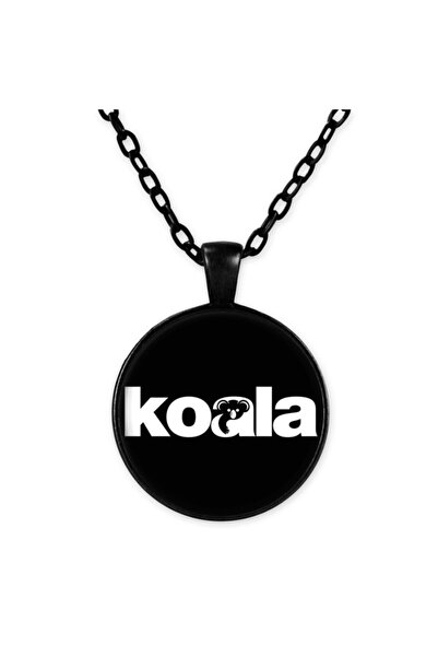astak Black Koala Chain Necklace - Bll788