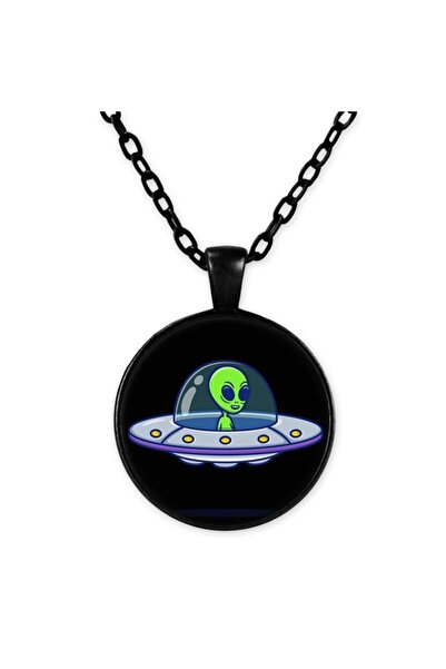 astak Black Space Necklace - Chained, Bll1844 Model