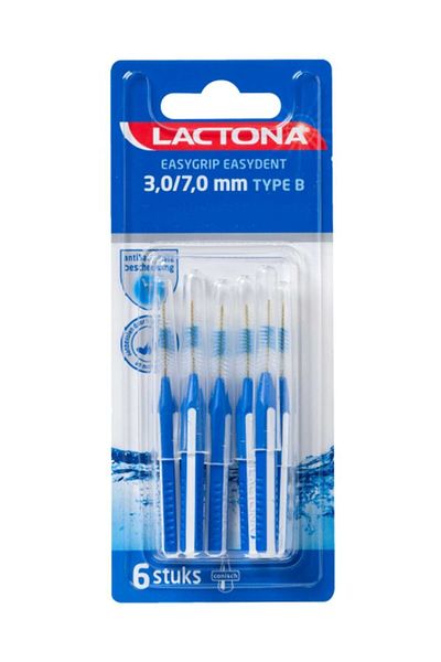 Lactona Interdental 3-7mm Dark Blue Interface Brush