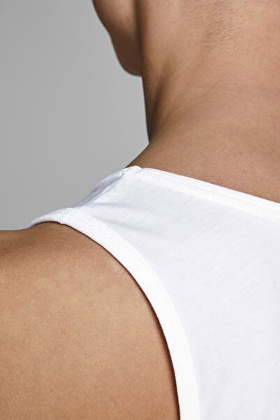 Jack & Jones Men's White Plain Undershirt 2-pack 12133910