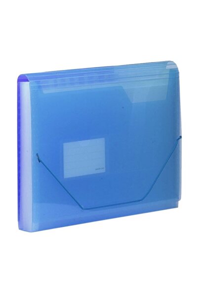 KRAF Ελαστικός φάκελος αρχειοθέτησης A4 με 13 θήκες - Μπλε
