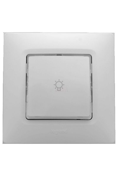 Legrand Salbei Light 6A White Button - Without Frame 3414971073050