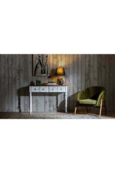 Hamdeko Beyaz Salt Dresuar 4 Çekmeceli