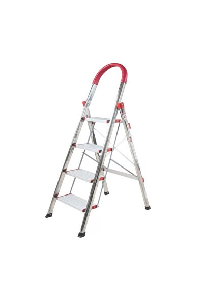 BYR 4 Basamaklı Kromajlı Merdiven