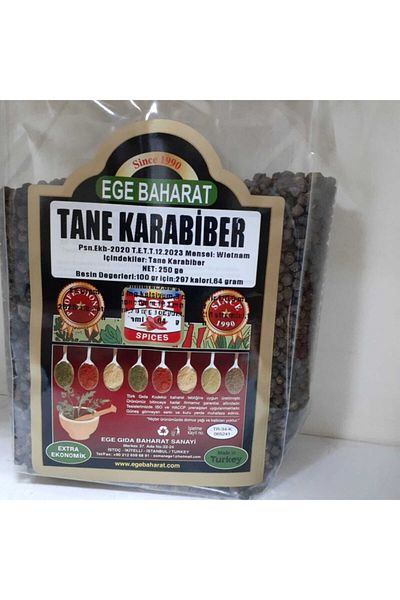 EGE BAHARAT 50 g Black Pepper Is Dyed in Iridian Color