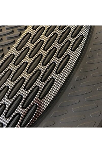 SAFİR Fiat Palio 2006 2012 Uyumlu Universal Paspas Derin Havuz Kenarlı Krom Karbon