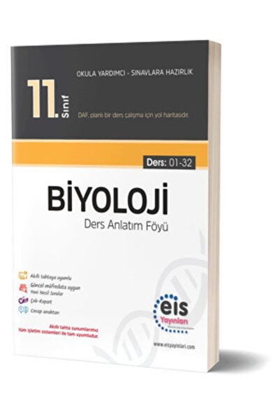 eis Yayınları Eis 11.sınıf Daf Biyoloji 2021 Baskı Ders Anlatım Föyü