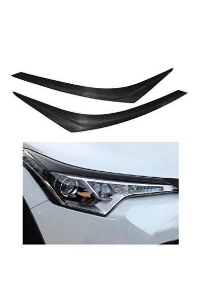 OLED GARAJ TOYOTA C-HR İçin Uyumlu  FAR KAŞI - KARBON (2 PARÇA) || C-HR - CHR...