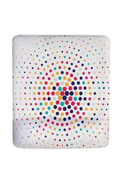 Onartem Polka Dot Colored Mouse Pad with Wrist Support