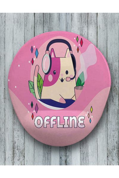 Onartem Oval Offline Mouse Pad with Wrist Support