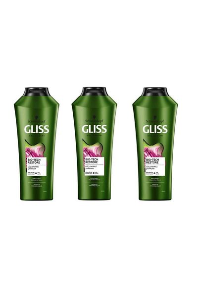 Gliss Bio-Tech Restore 3 X 360ml Shampoo