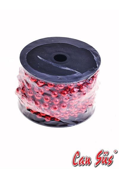 Happyland 1 Piece Red Color Spool Bead Ornament Chain Special for Decoration for Great Products
