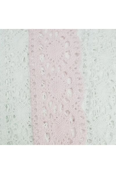 tuhafiyecimiz Pink Cotton Lace