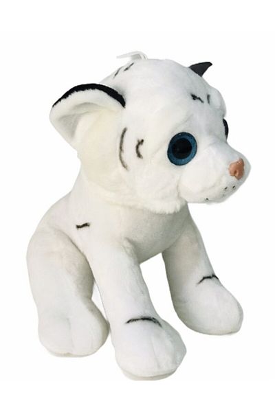 LRS STORE High Quality 35 Cm White Plush Tiger