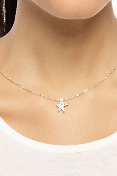 Rouge قلادة نسائية بحجر الزركون الأصفر