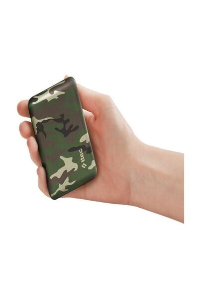 Ttec Recharger 10.000mah Powerbank Yeşil Kamuflaj Desenli