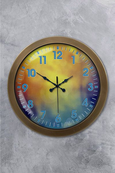 Kasva Concept 36 cm Tumbled Metal Venus Wall Clock