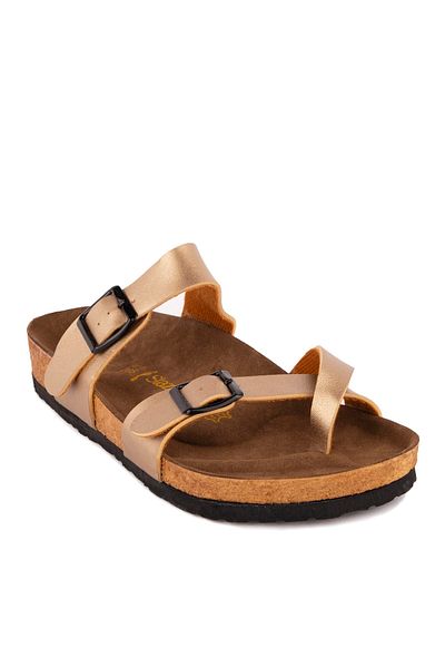Slazenger Pantolette
 - Gold - Flacher Absatz