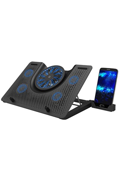 FRISBY Fnc-5240st 5 Fanlı Metal Profesyonel Gaming Notebook Laptop Soğutucu Stand Fay Teknoloji