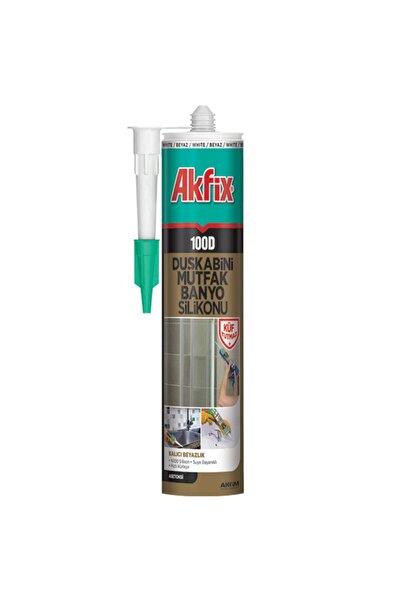 Akfix 100d Şeffaf Duşakabin Silikonu Küf Tutmaz 280 Ml