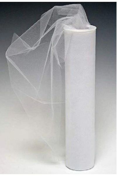 Happyland White Dowry Tulle 25 m