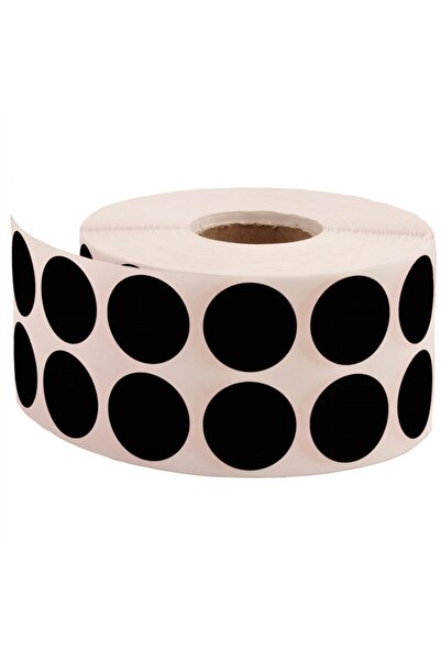 Tanex Etichete Taneks de 20mm cu punct negru, pachet de 2500