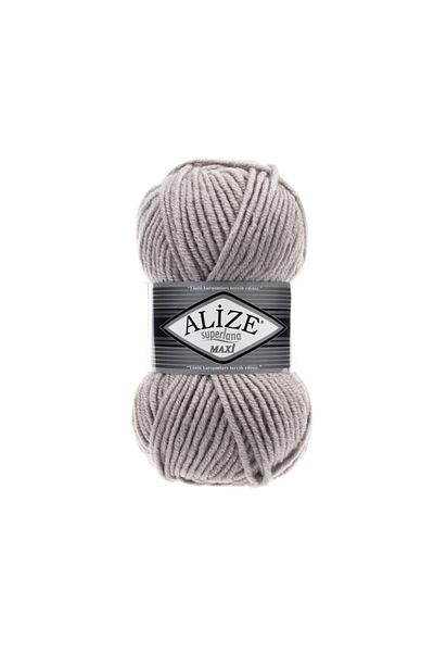 Alize Superlana Maxi Hand Knitting Yarn (5 Pack) - 652-duman