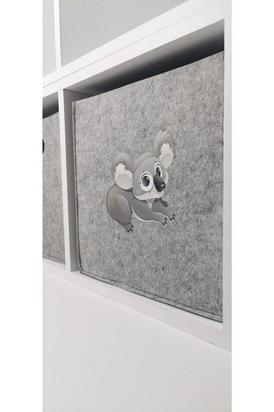 Art Bee 30X30X30 cm Kuala - Multi-Purpose Felt Organizer Basket for Children's Room