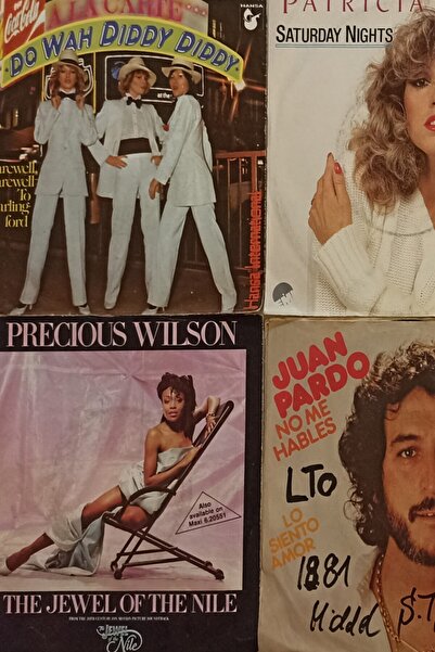 GDL Retro Yabancı 45lik Plak 2.el Ve Rastgele Gönderim Yapılır ( 1 Adet)