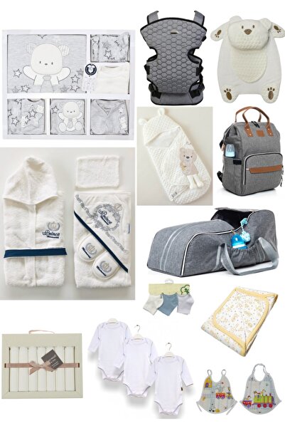 Sahra Bebek 13 Parça Büyük Yenidoğan Bebek Doğum Seti