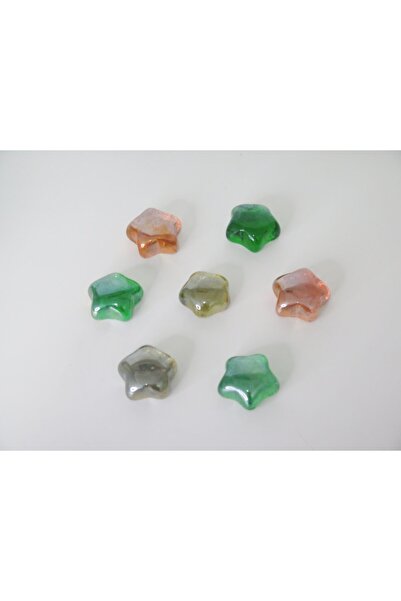 Missi Renkli Dekoratif Yıldız Nugget Aksesuar (12 ADET)