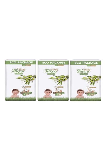 Baby Turco Bebek Bezi Ekonomik Paket 32'li (6 Numara) 8682241205967 3 Paket 96 Li Adet