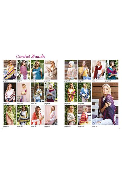 Tuva Yayıncılık Delicious Crochet Shawls 21 Special Design Knitted Shawl Project English