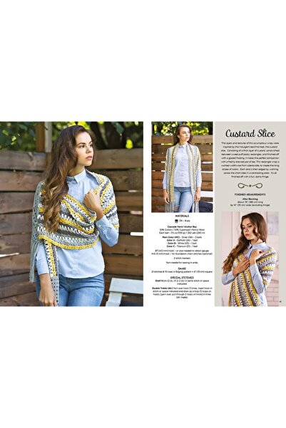 Tuva Yayıncılık Delicious Crochet Shawls 21 Special Design Knitted Shawl Project English