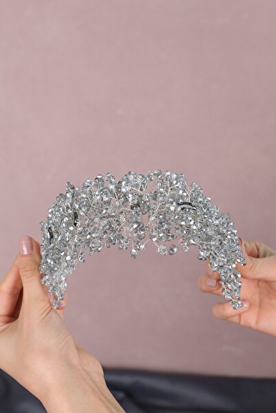 Limelia Ειδικό αξεσουάρ μαλλιών για τη νύφη με κρυστάλλινες χάντρες Barbara γ...