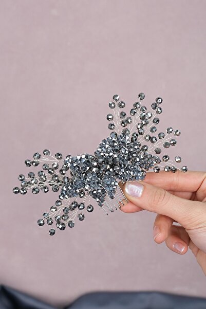 Limelia Accesoriu de mireasă cu cataramă festonată cu mărgele Rigel