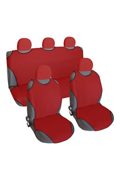 Modern Garaj Universal Athlete Cover Auto Athlete Cover Car Seat Cover Front Rear Set Red
