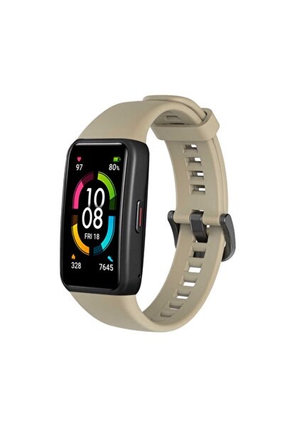 Kupa Huawei Band 5 / 6 Kordon Renkli Yumuşak Bileklik Şık Soft Pürüzsüz Kayış
