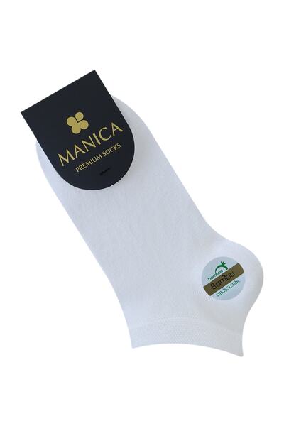 MANICA Ciorapi albi de bambus pentru femei