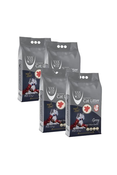 Bentaş Van Cat Premium Karbon Kedi Kumu 10 Lt. X 4 Adet