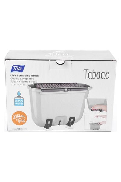 Titiz Tabaac Plate Washing Brush with Suction Cup